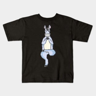 Sweet donkey kids comic donkey mule draft animal Muli Kids T-Shirt